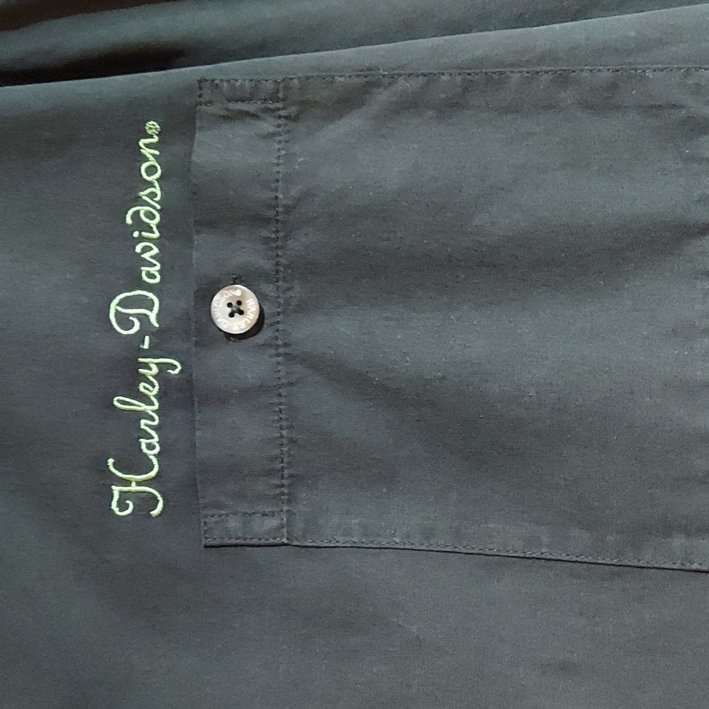 Men's Harley-Davidson short sleeve shirt, 2xl, lightweight breathable material - Picture 2 of 5